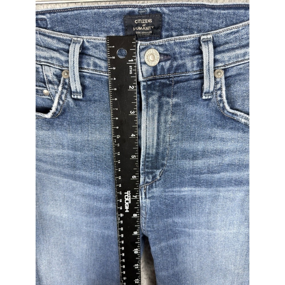 Citizens Of Humanity Women's Size 28x25 Rocket‎ Crop High Rise Skinny Jeans Blue - Picture 10 of 15